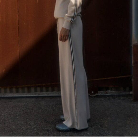 Alp N Rock ANR+ Blake Pant | Pumice Wide Leg Track Pants Stripe Large - Picture 1 of 9